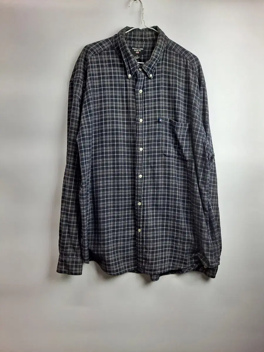 (XL) Polo Jins Stars and Stripes Check Shirt