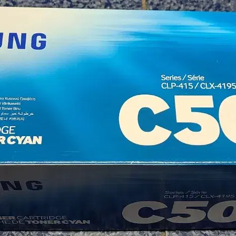 삼성 레이저 복합기 정품 토너 파란색 CLT-C504S 팝니다