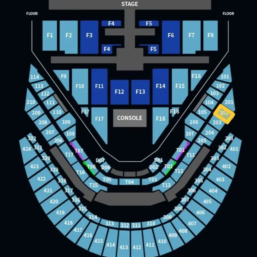 막콘 1층 테이블석 T06 NCT 127 콘서트 더모멘텀 엔시티 찐테