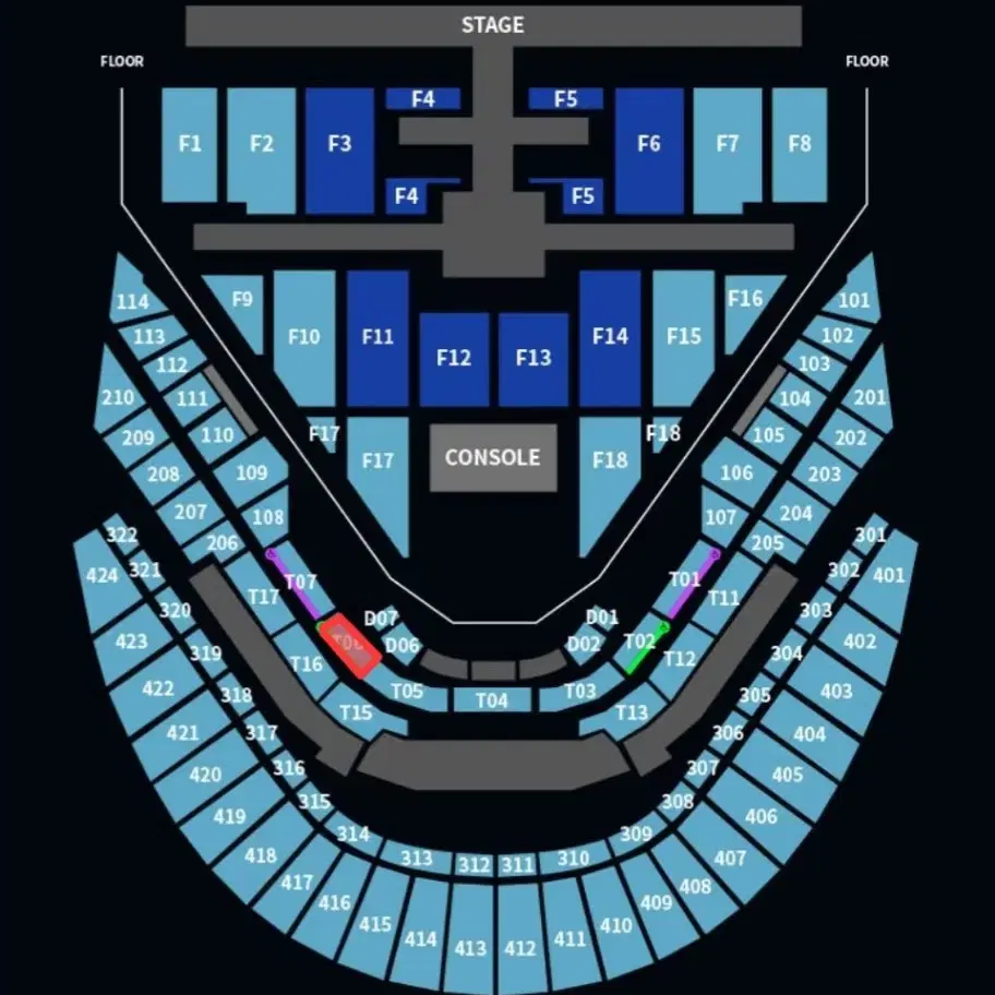 막콘 1층 테이블 석 T06 NCT 127 콘서트 더모멘텀 엔시티 찐테