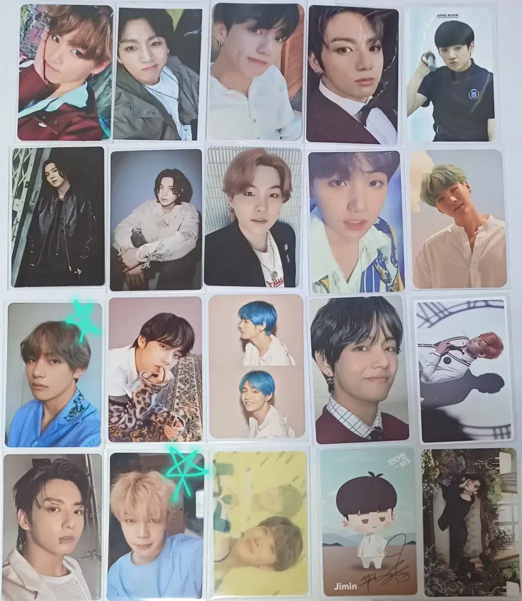 급전)Bangtan photocard bulk Namjoon Seokjin Hoseok Yoon Ki jimin Taehyung Jungkook