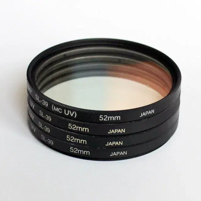 Kenko MC UV SL-39 필터, 52mm x 4개 일괄 판매합니다