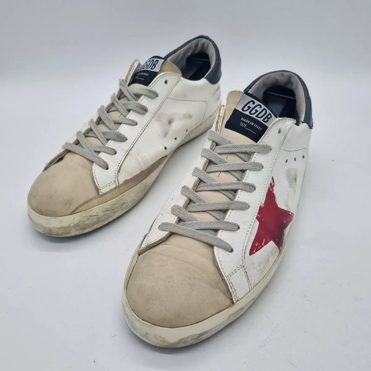 Golden Goose Superstar White/Red/Black Men's 260mm