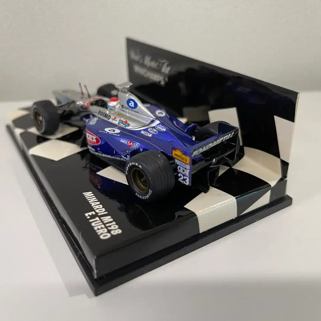 1번 미니챔프 F1 1/43 다이캐스트 MINARDI M198