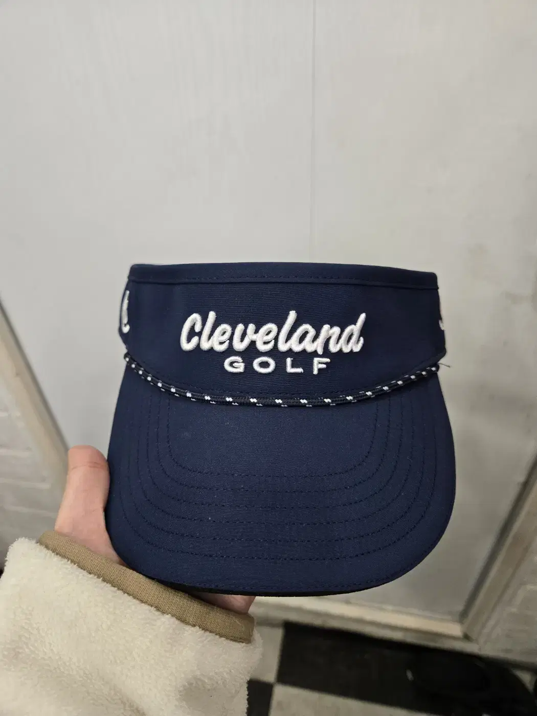 택있는 새상품 ) CLEVELAND GOLF 클래브랜드골프 썬캡 모자!