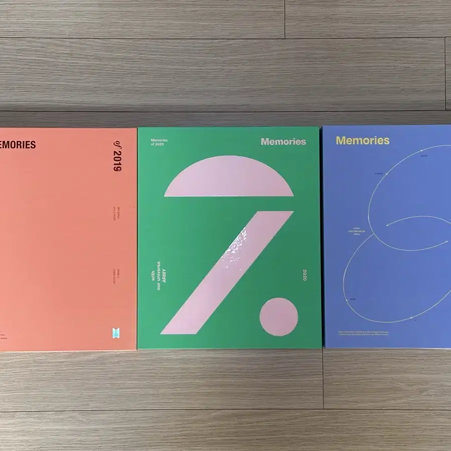 (일괄) 방탄소년단 메모리즈 dvd 3개