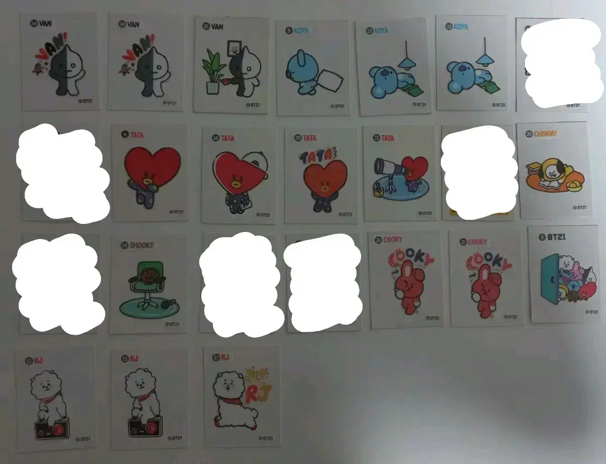 bt21 띠부띠부씰