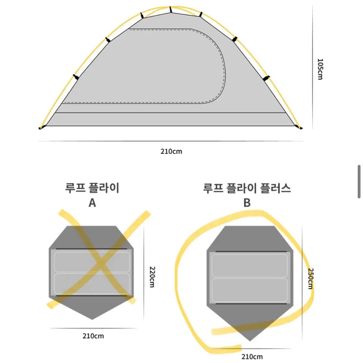 카르닉 캠핑 백패킹 텐트 시에나 경량 솔캠 딥 카키 + 플라이B