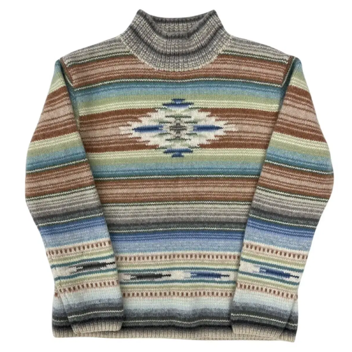 Polo Ralph Lauren 90's Rabao Multicolor Neck Pola Knit