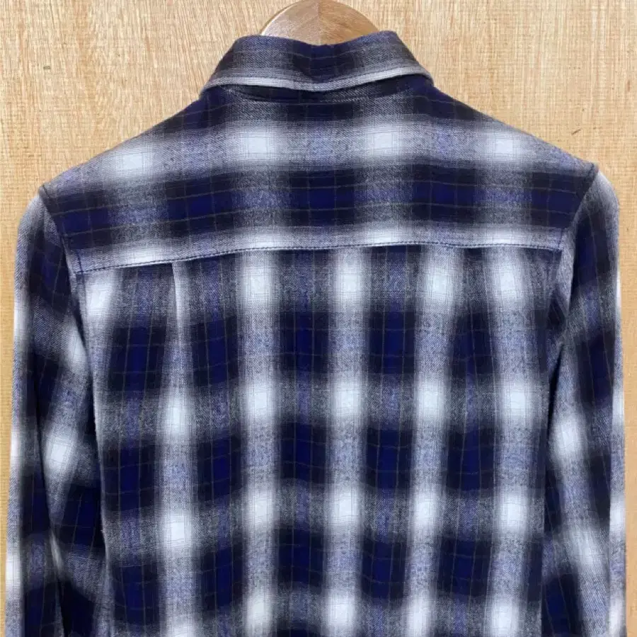 BEAMS x MARTINE GOLDON ombre check shirt