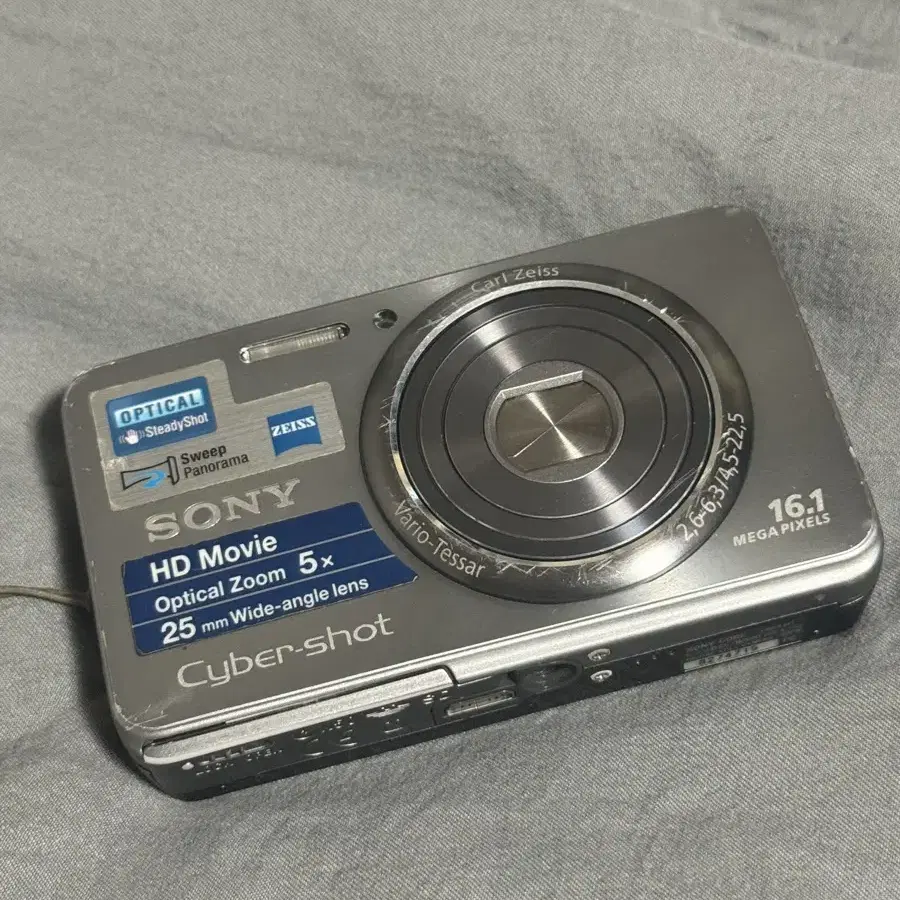 빈티지 디지털 카메라 sony dsc w580