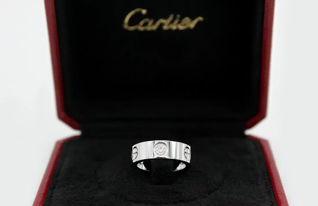 [Used] Cartier Love Wedding Band Classic dia 3P Issue 46/6