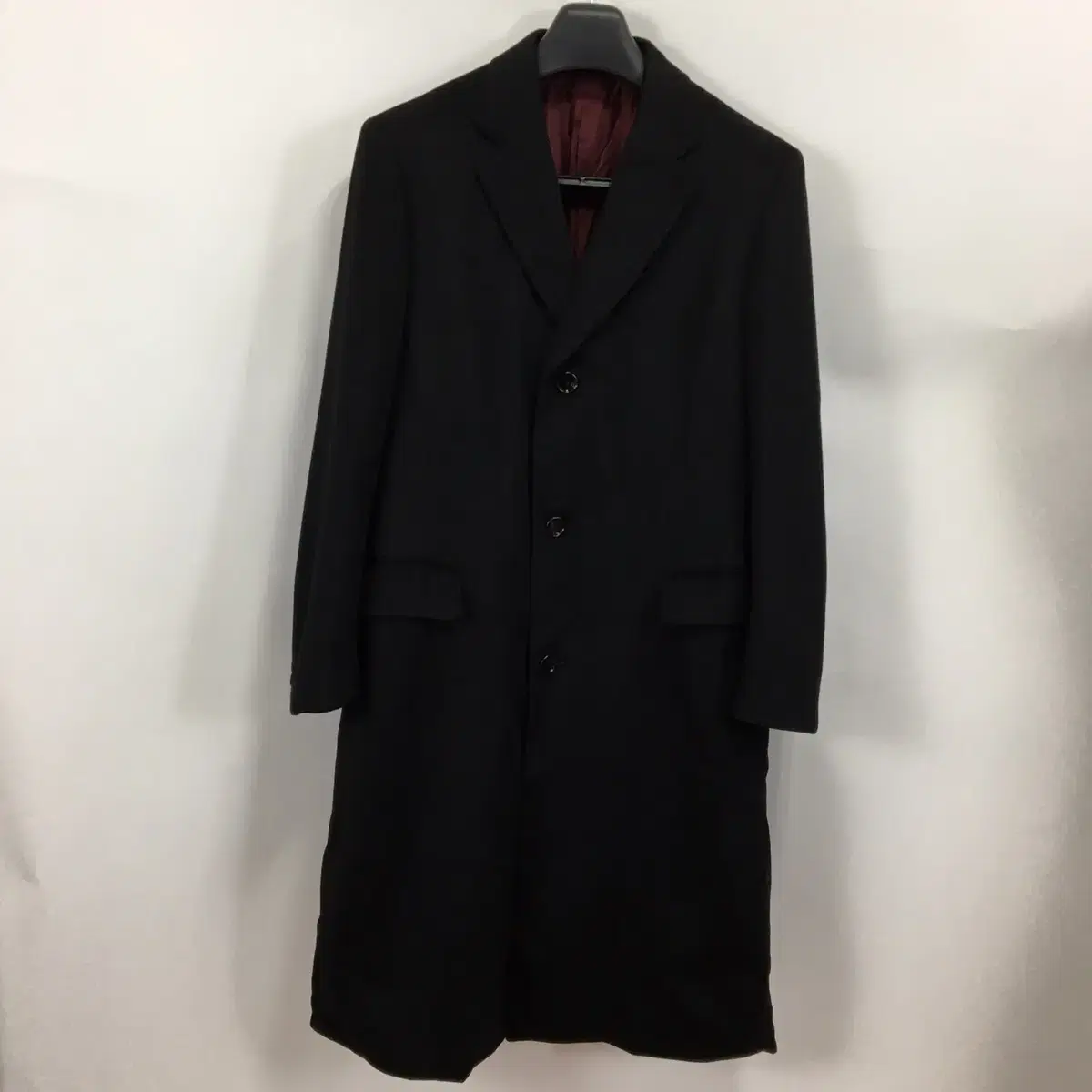 Dax Cashmere 100% Wool Coat Size 100 Black