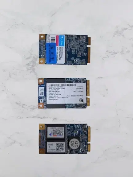 MSATA SSD 브랜드용량랜덤 60GB~64GB