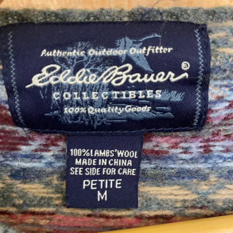 EDDIE BAUER fair isle knit