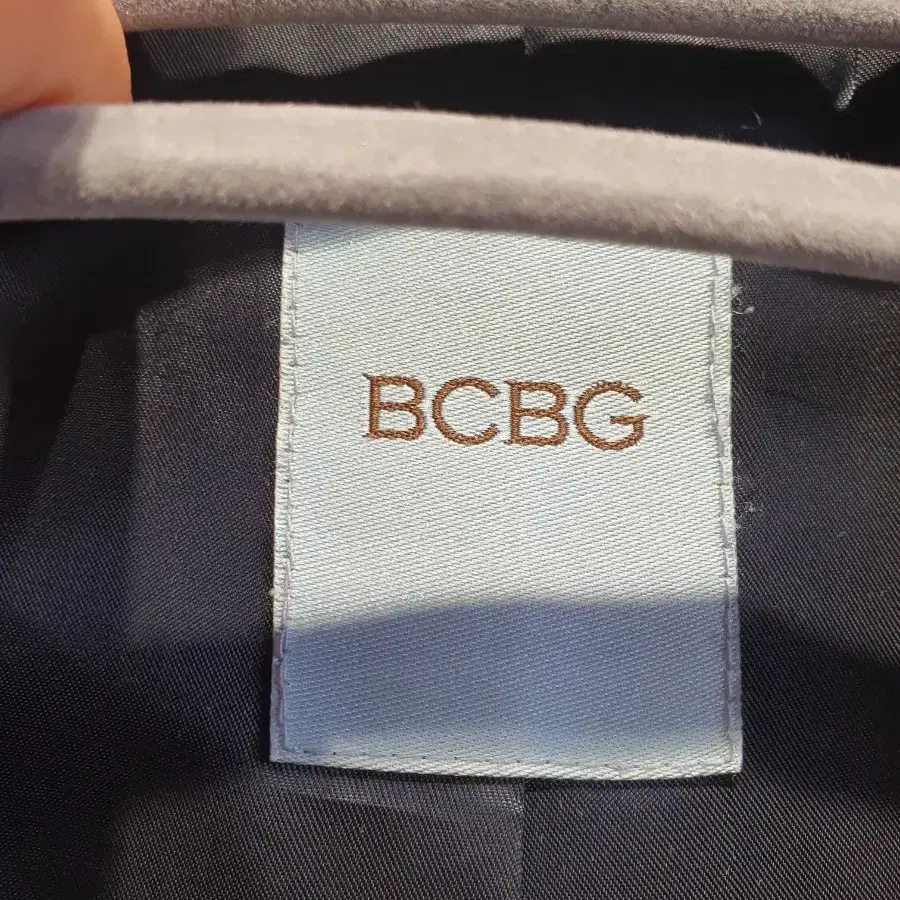 [무료배송] BCBG 고급스런 베이비 라마 울 코트 55 네이비