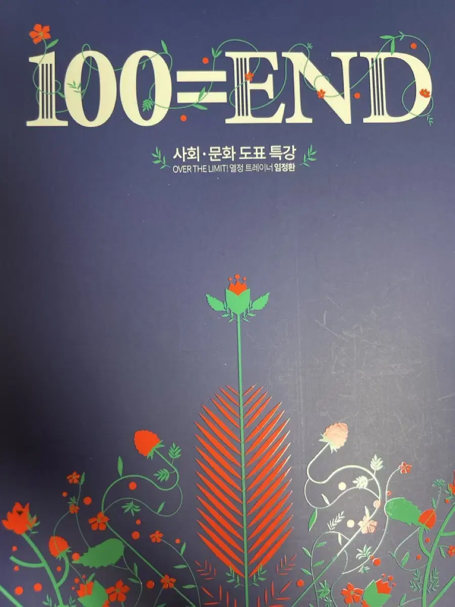 새 책 두각 임정환 선생님 100 end 사회문화 도표 특강