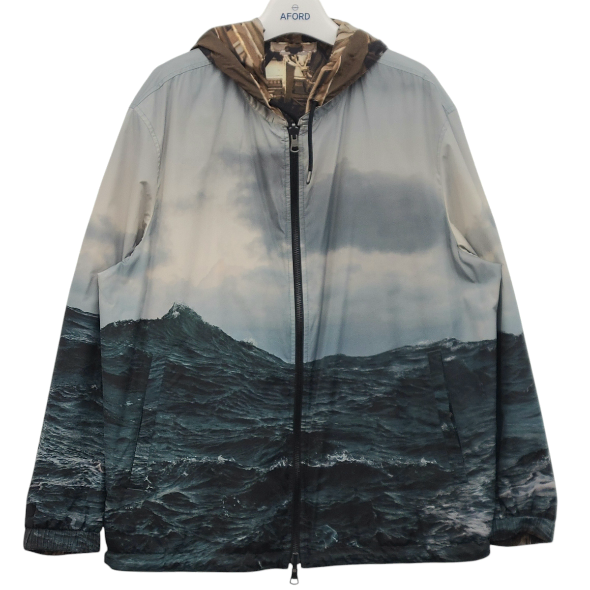 [XXL] Burberry Reversible Storm Print Windbreaker BUA122354