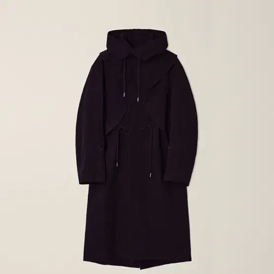 EE 누마레 GARMENT DYED CURVED FISHTAIL COAT