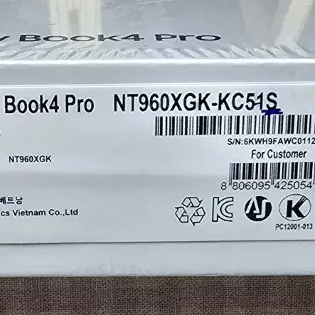 갤럭시 북4 프로 NT960XKC-KC51S