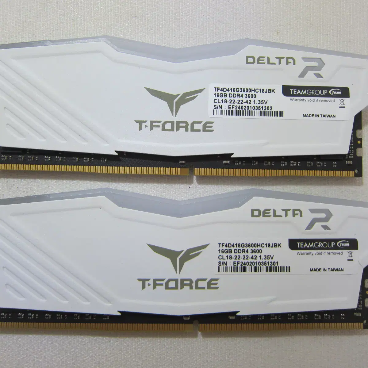 팀그룹 DDR4-3600 CL18 Delta RGB 32G(16Gx2)