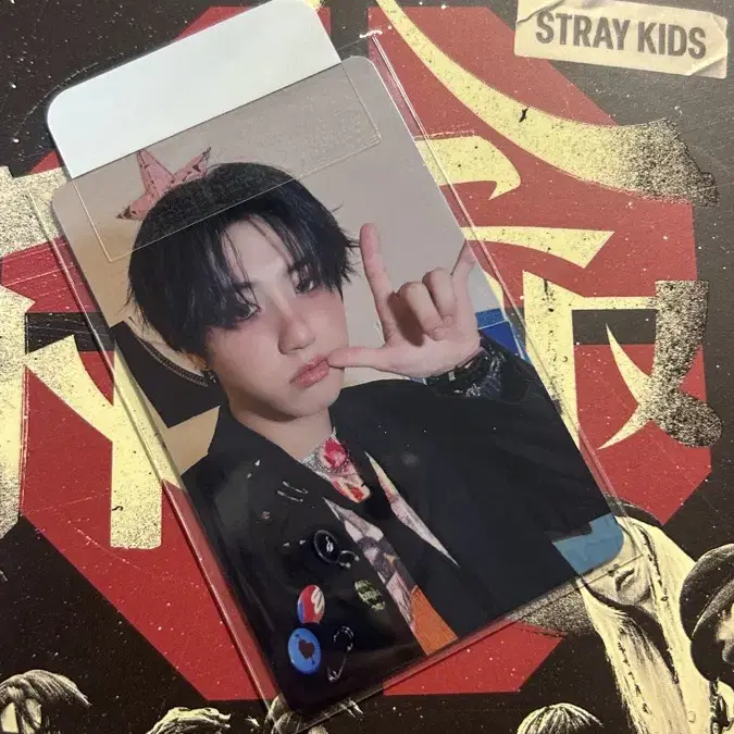 스키즈 한지성 한 포카 네모 stray kids han