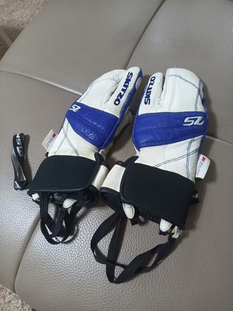 3M Lower Elementary Natural Leather Ski Gloves