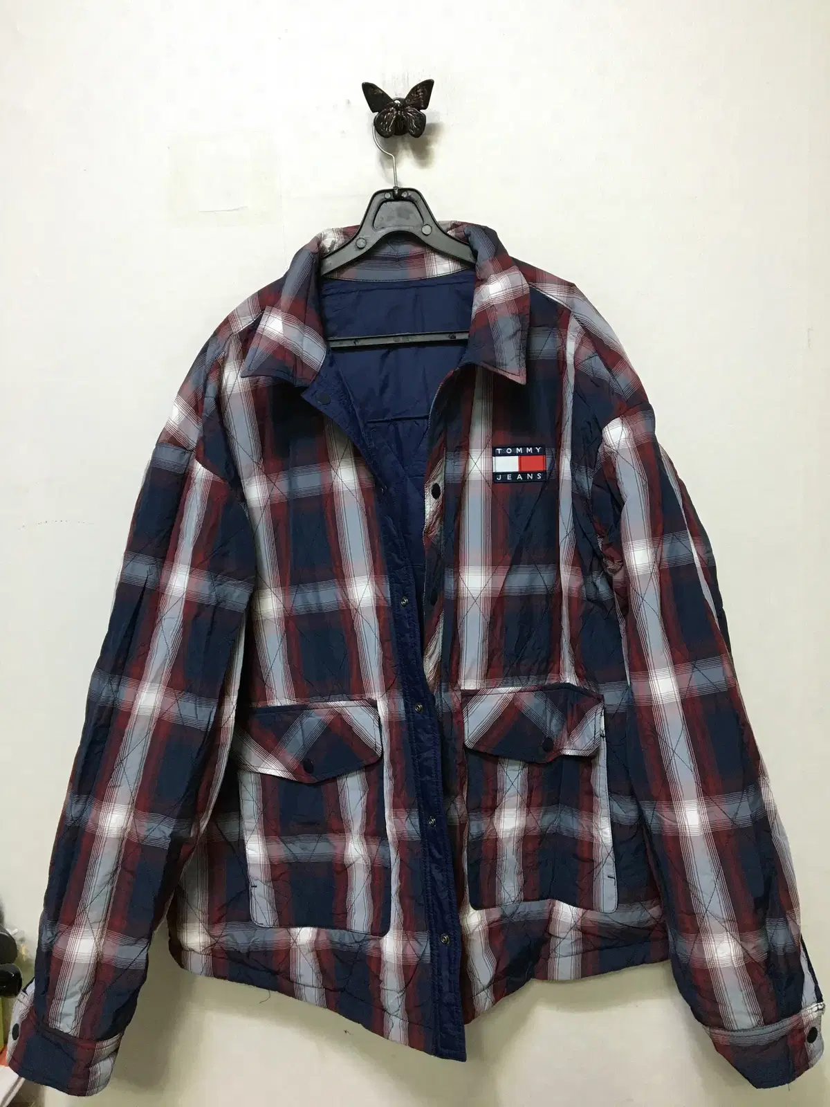 Tommy Hilfiger Reversible Quilted Jacket Quilted padding on both sides