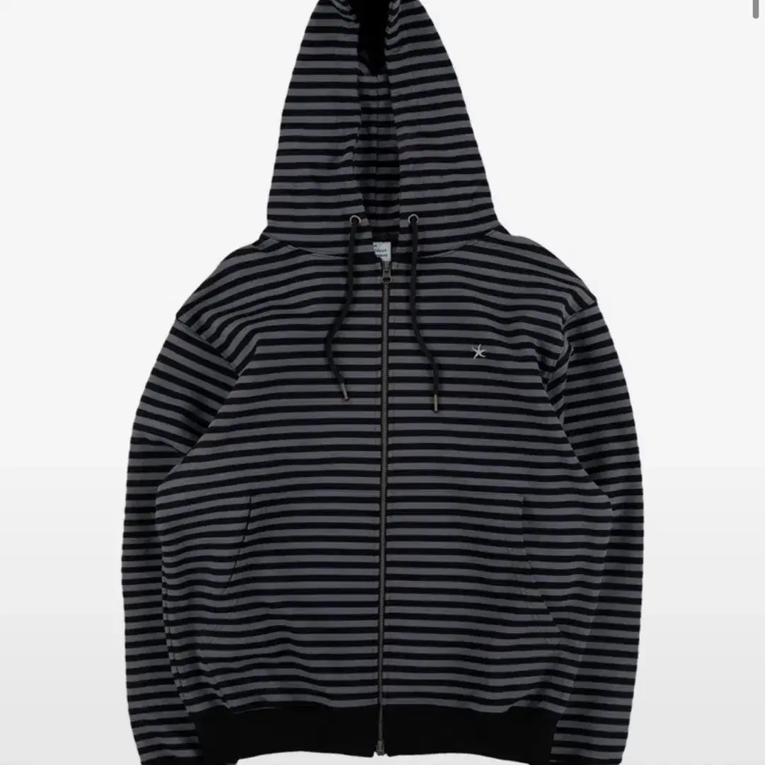 더콜디스트모먼트 스트라이프 후드집업 S TCM stripe hooded