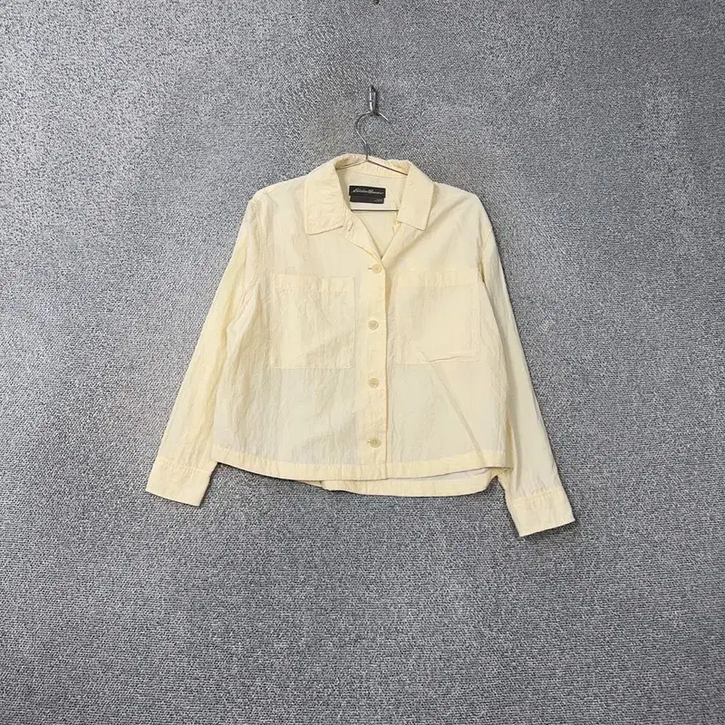 Eddie Bauer Yellow Cream Casual Blouse L