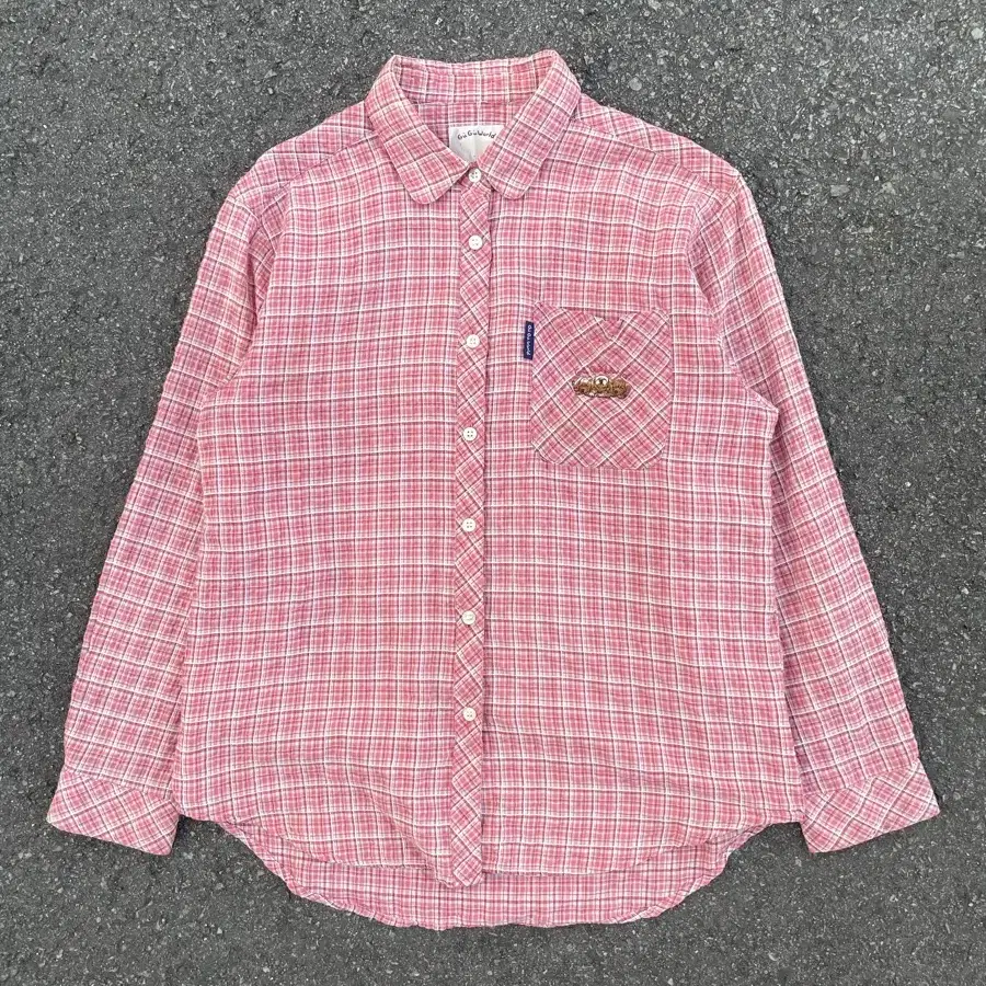 Vintage wrinkle Check Shirt