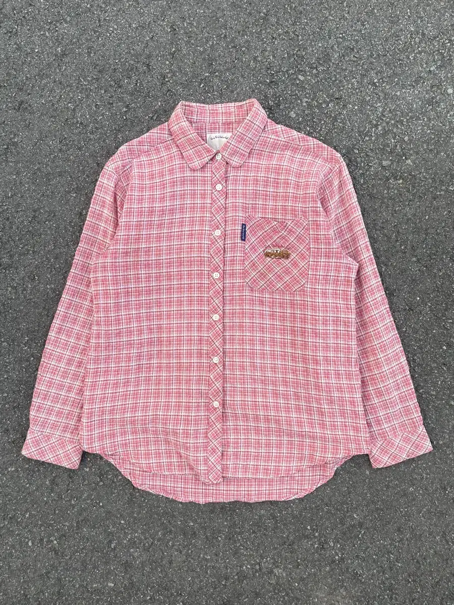 Vintage wrinkle Check Shirt