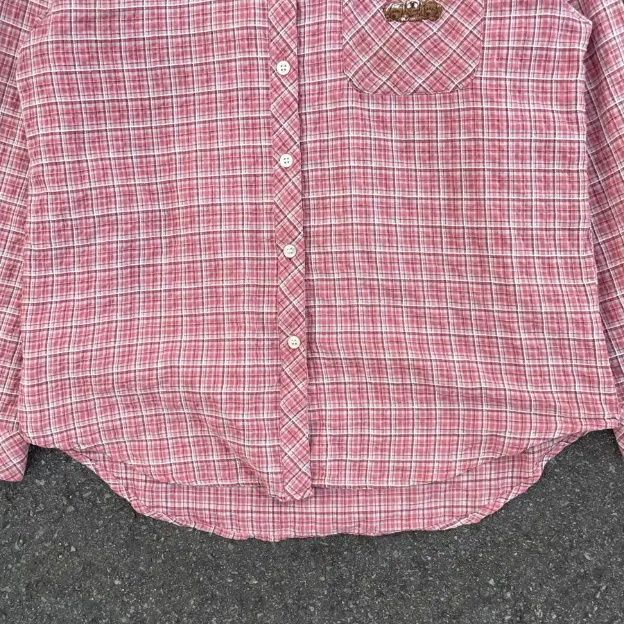 Vintage wrinkle Check Shirt