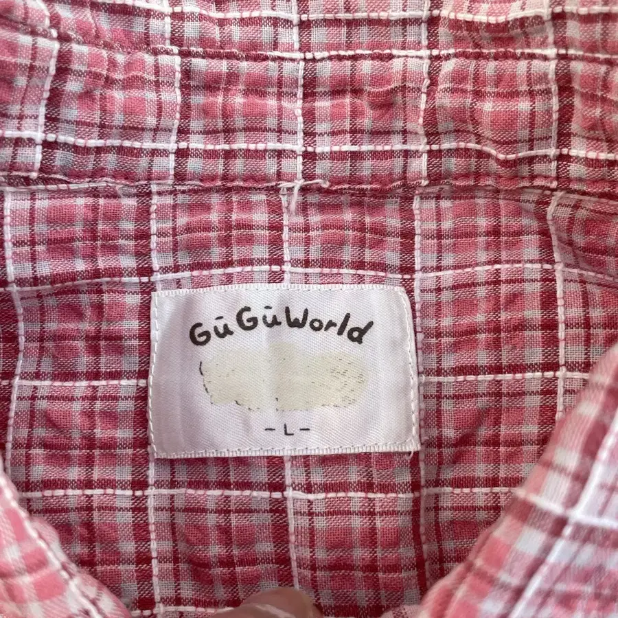 Vintage wrinkle Check Shirt