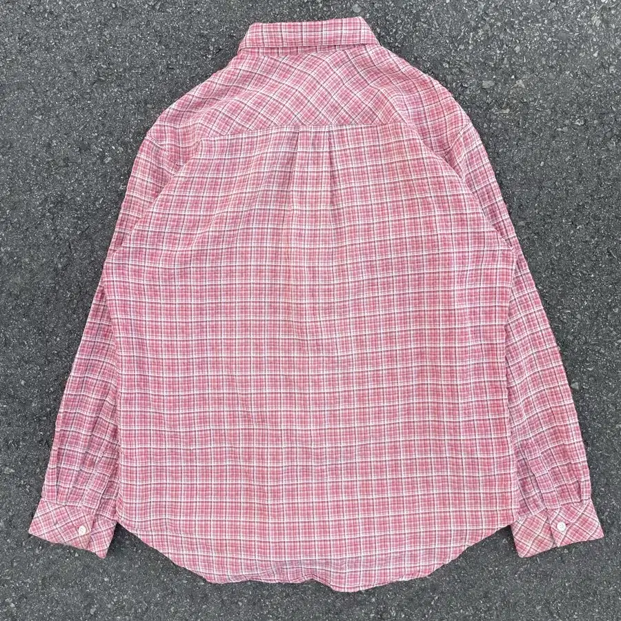 Vintage wrinkle Check Shirt