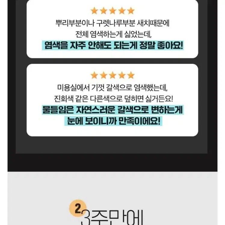 엘지 리엔 새치커버 샴푸 물 들임 염색 샴푸