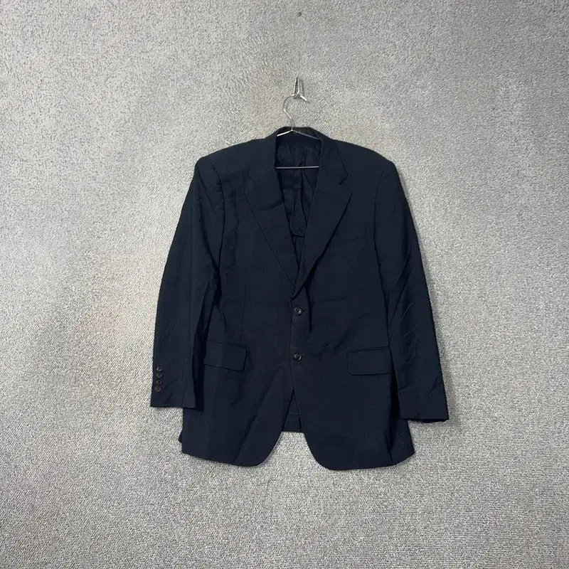 Daks Navy Wool Button Blazer 100-105