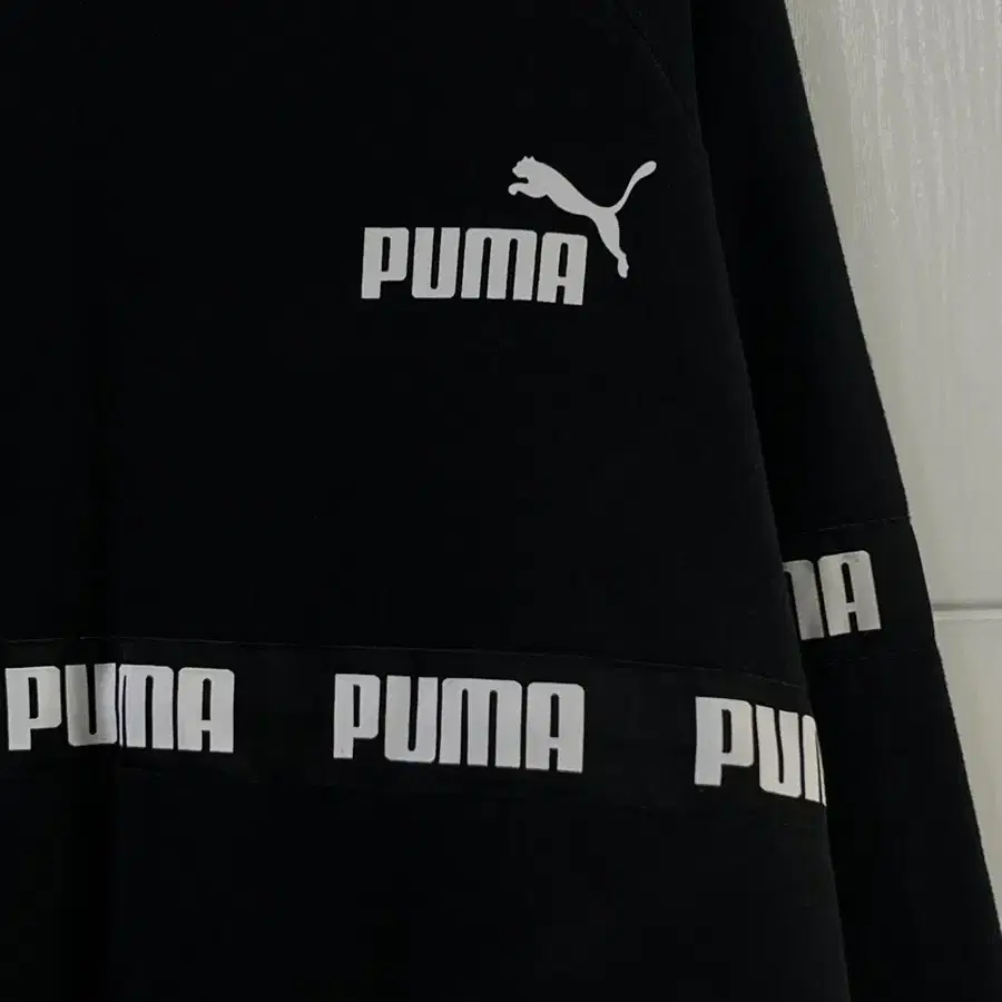 (L) puma 퓨마 남성 블랙 맨투맨 스웻셔츠 한번 착용