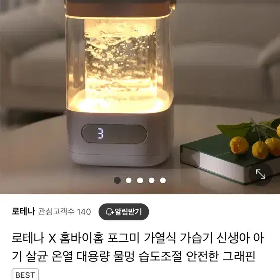 홈바이홈 포그미 가열식 가습기