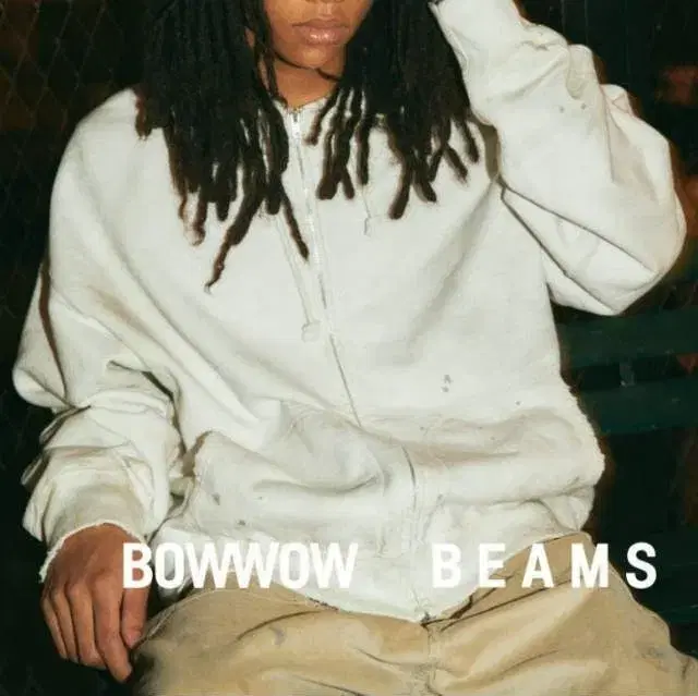 bowwow beams 스웻 후드집업  L 안셀름