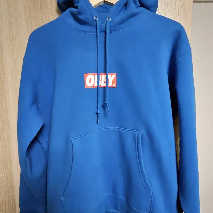 오배이 obey 후드 블루 M