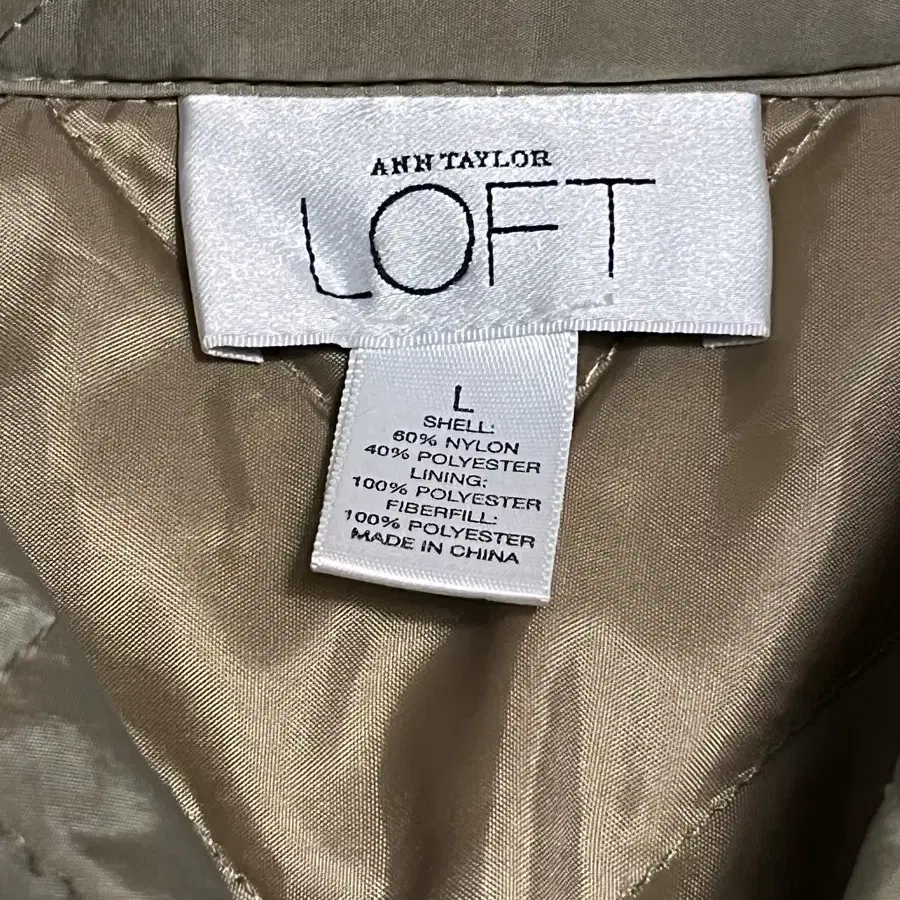 ann taylor loft 퀼팅패딩