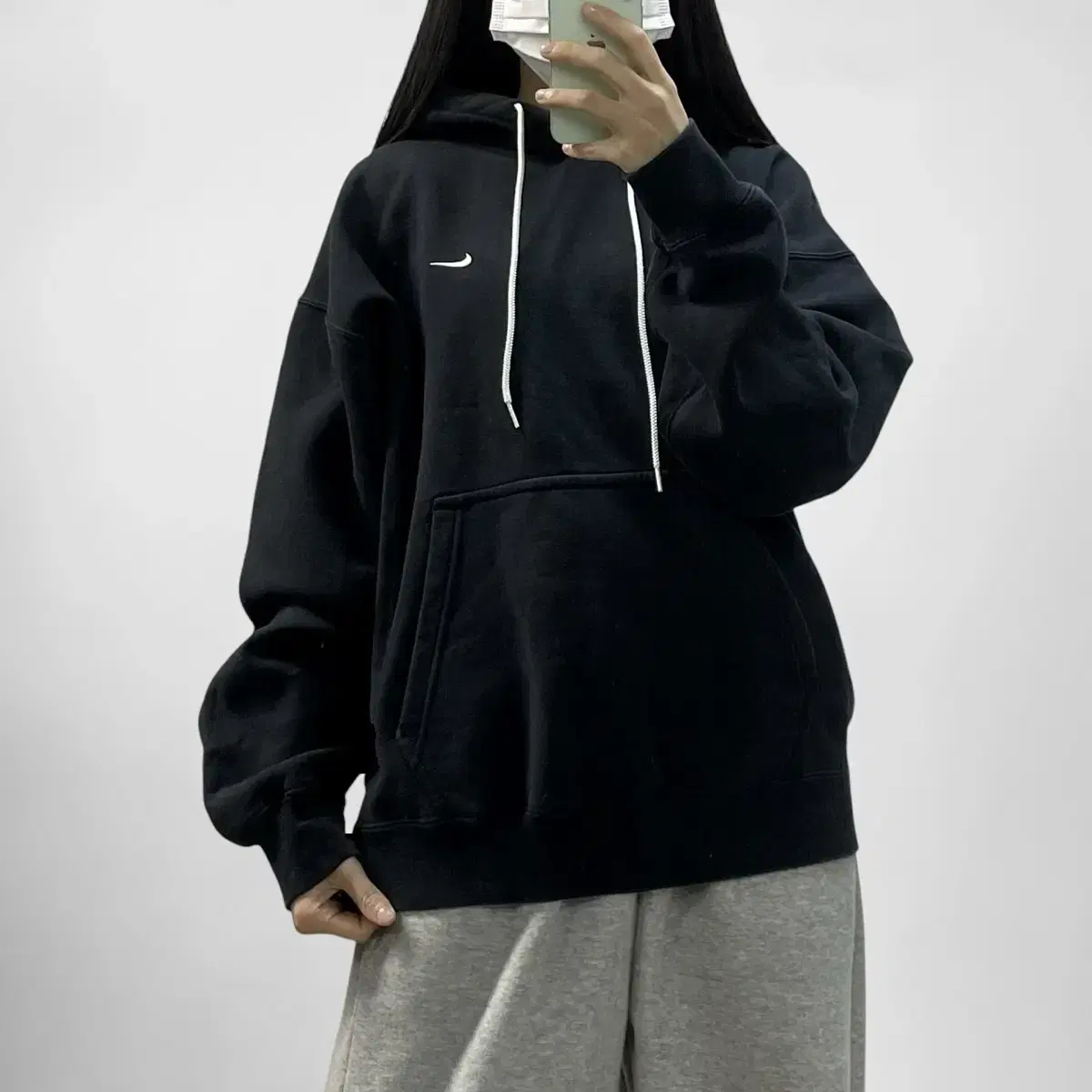 Nike NRG Solo Swoosh Hoodie Black