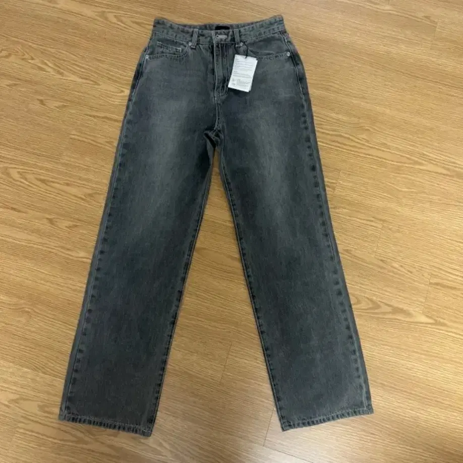 오어 Jeans Midrise Straight Fit_Tin Grey