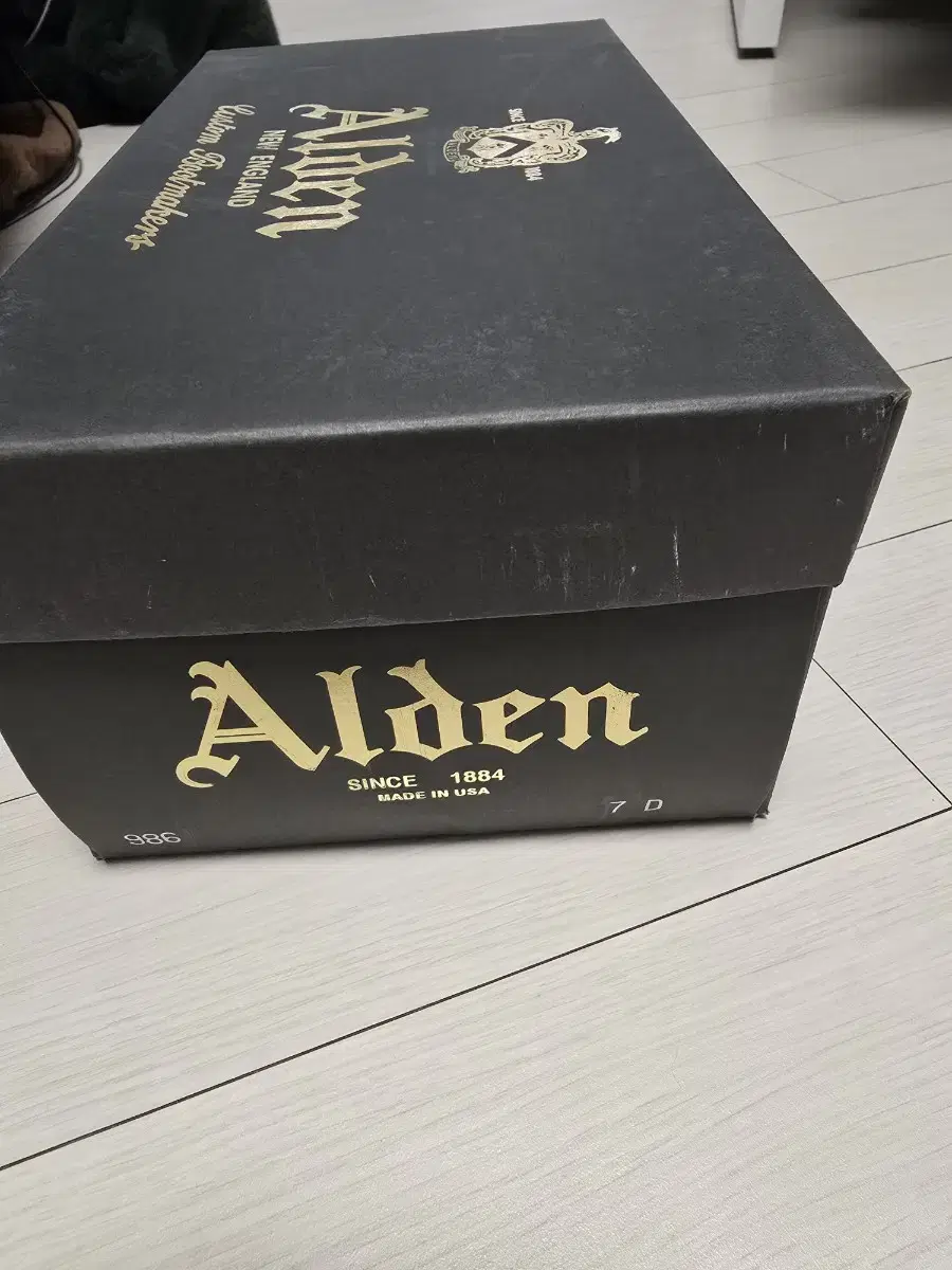 알든 Alden 986 버건디 코도반 페니로퍼 7D