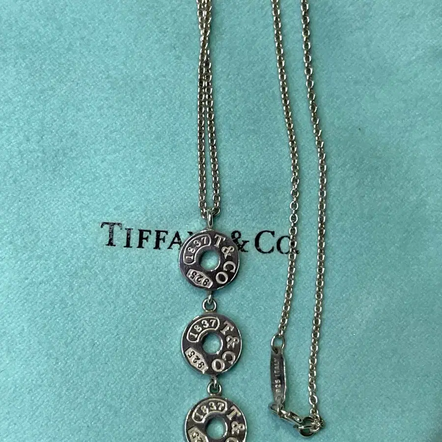 Tiffany & Co 1837 티파니앤코 트리플 서클 펜던트 & 목걸이