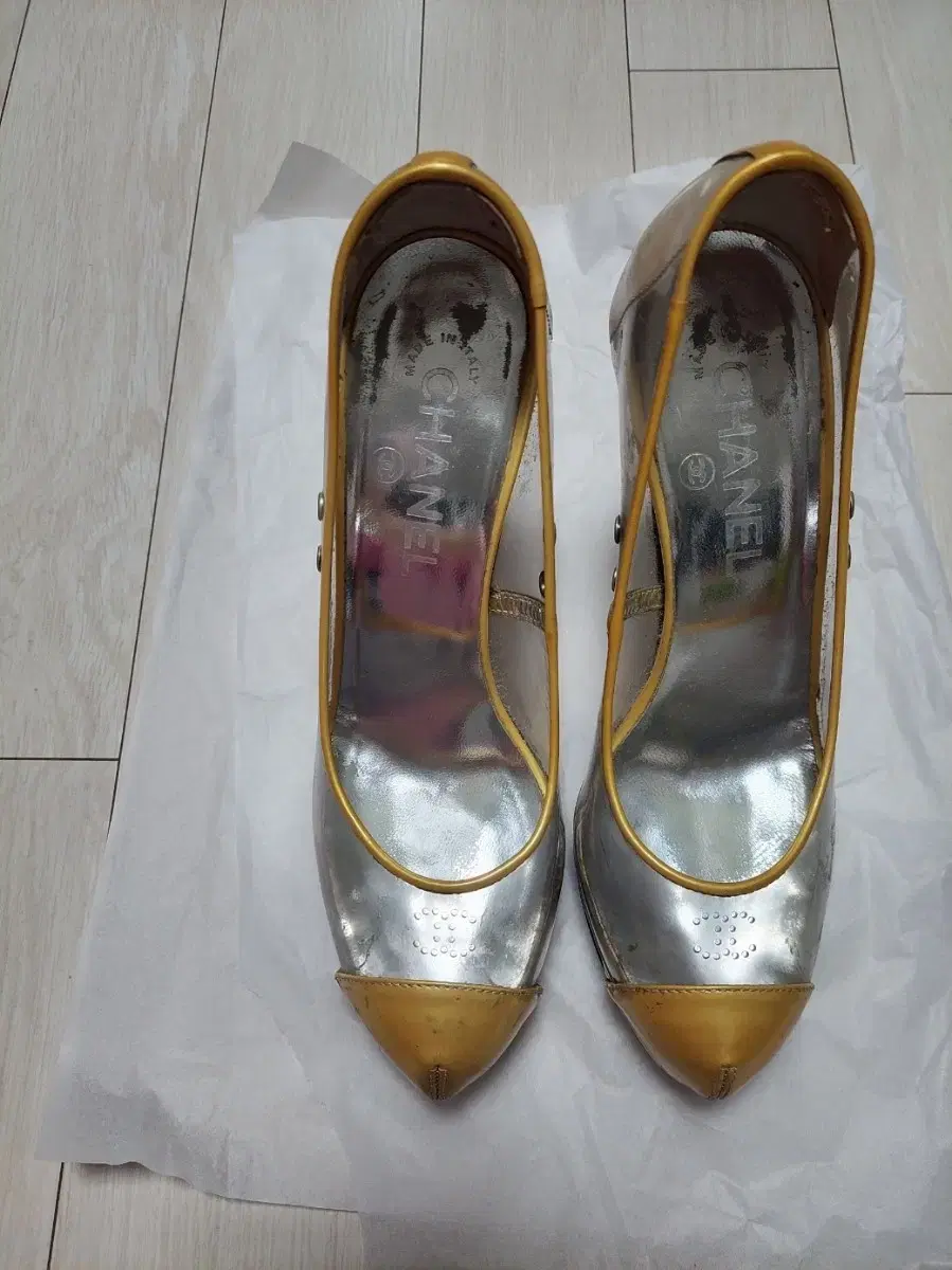 정품)택포사용감적음 Quick sale!Chanel Yuri Shoes Wedding Shoes Small Wedding Shoes Heels