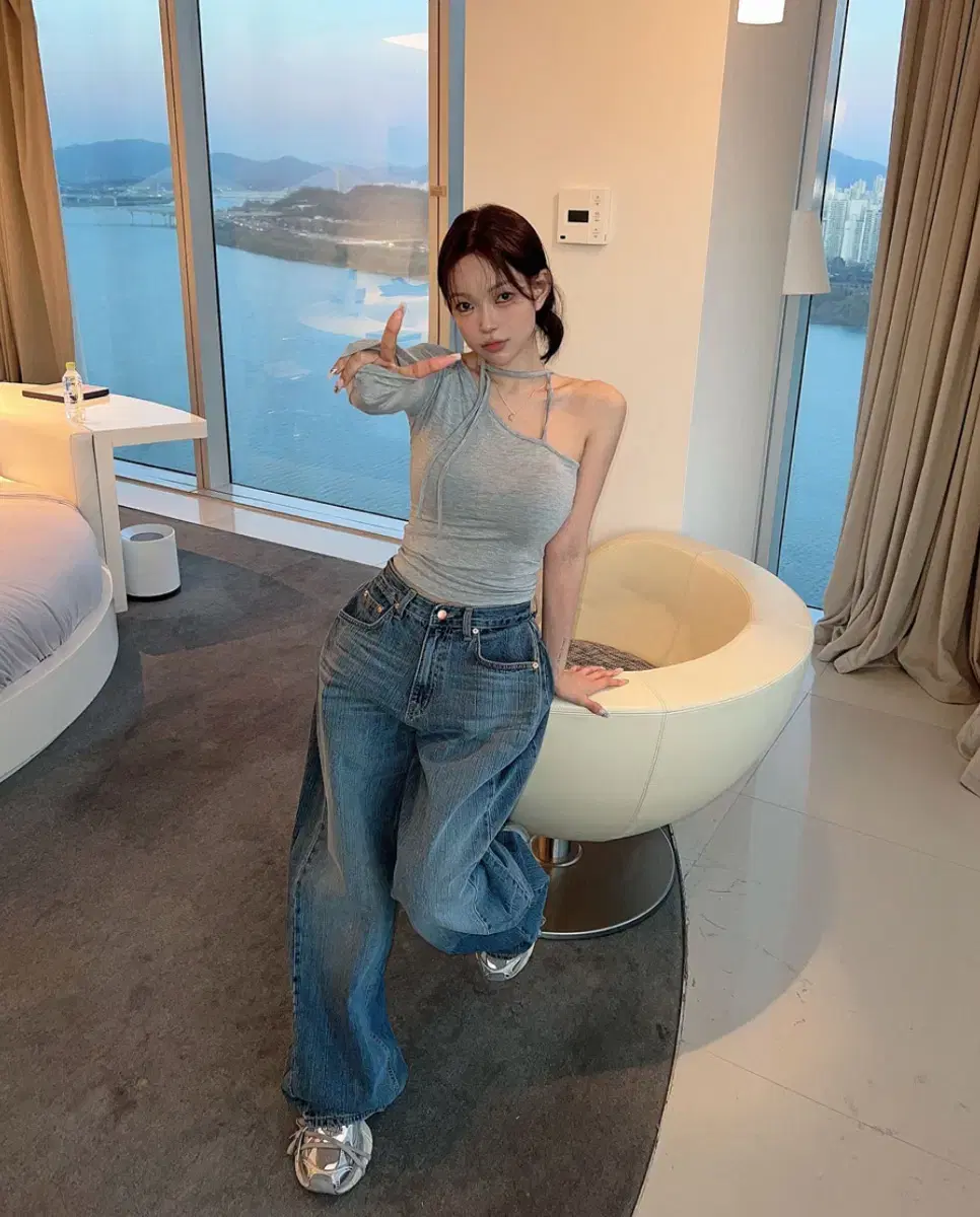 히프나틱 와이드팬츠 OOTJ