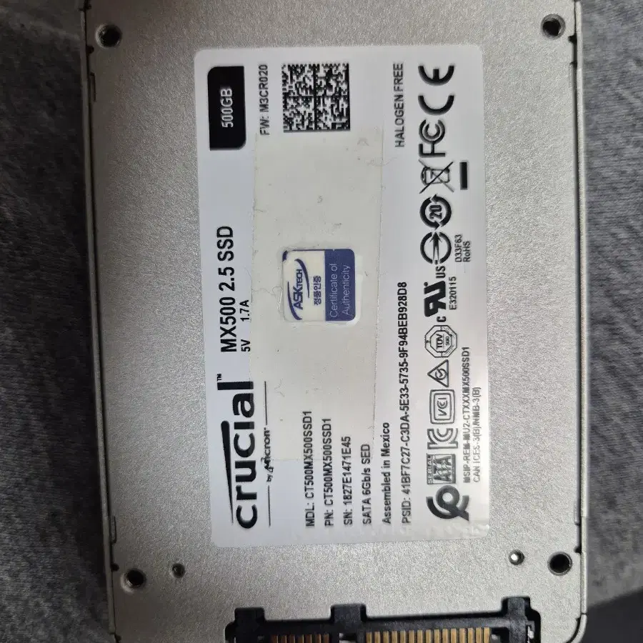 SSD 500G+HDD 320G