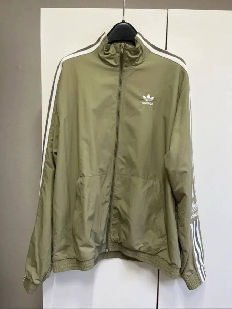 Adidas Lock Up Track Top Olive Green Khaki Jersey